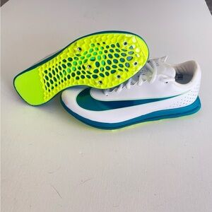 Nike Triple Jump Elite 3 Track Spikes White/Blue Mens Size 9 New HV6425-100 New